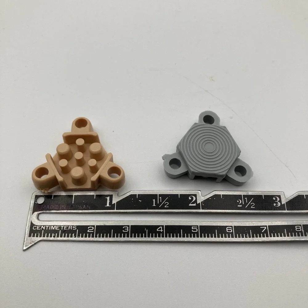 Vintage Flexible Hexabits 875 pc. Flexible Building Tiles 2D 3D Fun Bucket